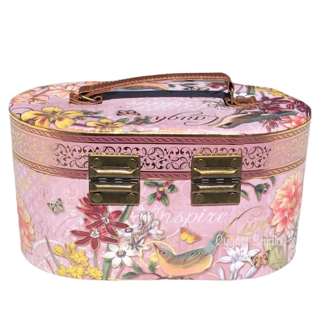 Pooch & Sweetheart Inspirational Bird Garden Vanity Case Jewelry Box (67383)